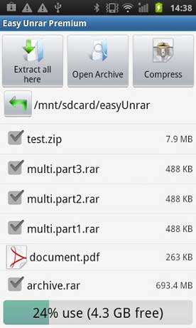 download winrar for android tablet